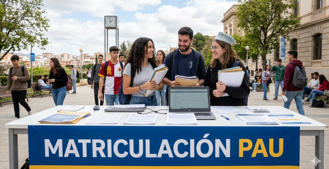 Matriculación de PAU - convocatoria julio