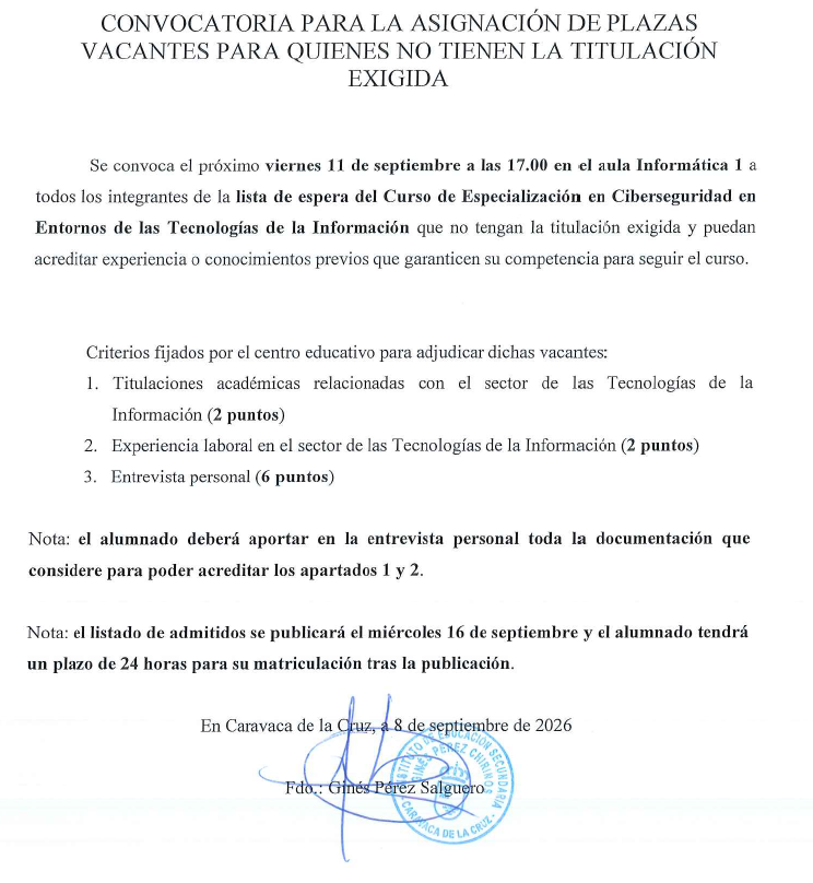 Acto adjudicacion ciber